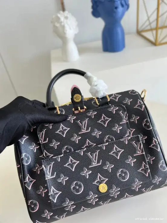 Official oldcobbler VUITTON 25 LOUIS SPEEDY BANDOULIÈRE 0613